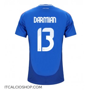 Italia Matteo Darmian #13 Prima Maglia Europei 2024 Manica Corta